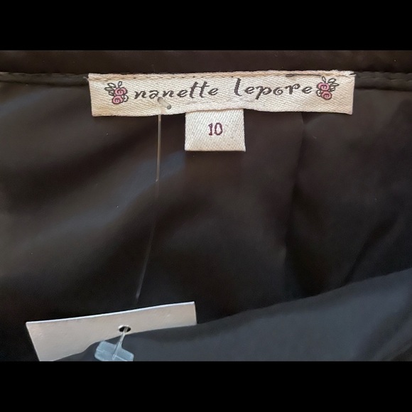 𝅺NANETTE Lepore Bronze Brown Sequin Cheetah Leopard Skirt 🇺🇸 NWT Gorgeous - Picture 15 of 16